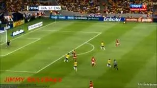 Wayne Rooney Wonder Goal v Brazil 2/6/13 (English Commentary) HD