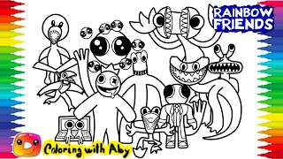 Rainbow Friends Chapter 2 Coloring Pages / Color ALL New Monsters Rainbow Friends 2 / NCS MUSIC