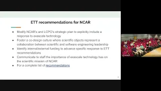 Leveraging exascale technology to advance NCAR science within MMM - John Dennis - NCAR/CISL