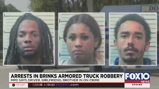 Arrests made in Brinks armored truck robbery