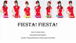 Juice=Juice - Fiesta! Fiesta! Lyrics (Color Coded JPN/ROM/ENG)