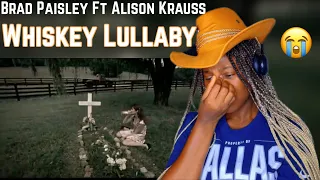 FIRST TIME REACTION TO BRAD PAISLEY! 😥 | Whiskey Lullaby ft. Alison Krauss (Official Video)