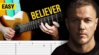 BELIEVER (Imagine Dragons) Guitar Tabs Tutorial | Cover