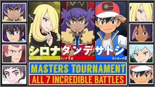 Pokémon Masters Tournament | ASH vs LEON & All Battles!