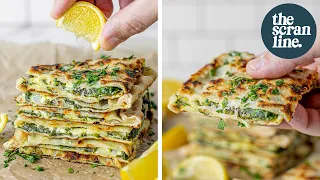 Cheese & Spinach Gozleme - TSL Everyday