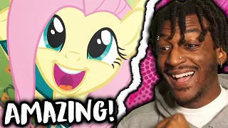 FLUTTERSHY CAN SING SING! | My Little Pony: FiM Season 4 Ep 13-14 REACTION |