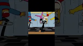 running machine dance - the simpsons #Shorts