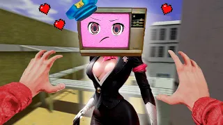 TV Woman LOVE STORY 8 | TV MAN saves tv woman from skibidi toilets in Garry's Mod with HealthBars!