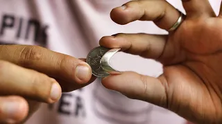 Coin from Ring with EMPTY HANDS - Coin  Trick Tutorial