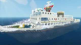 SINKING COAST GUARD SHIP! - Stormworks Multiplayer Gameplay - Sinking Ship Survival Game