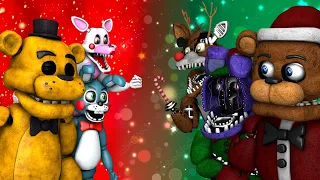 [SFM FNaF] Originals vs Christmas Animatronics