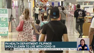 DOH: Filipinos should learn to live with COVID-19 | ANC