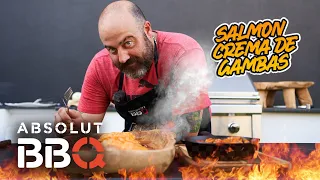 Salmon Crema de Gambas | Absolut BBQ