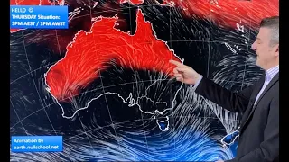 Australia 7 day Forecast: Temperatures are moving around more