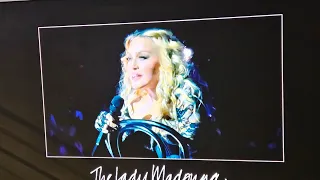 MADONNA FALLS! Open Your Heart - Seattle WA - 02/18/24 Climate Pledge Arena - Celebration Tour