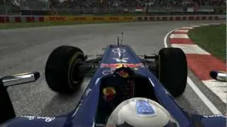 Codemasters F1 2010 (PC) Lap around Montreal with Vettel