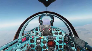 Dcs Wvr Dogfight Maneouvers  Mig 21 v F 14 A heater shot practice