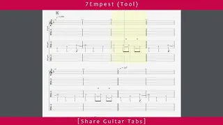 [Share Guitar Tabs] 7Empest (Tool) HD 1080p