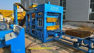 QT8-15 Bigger Capacity Automatic Concrete block making plant mexico