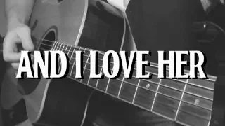 AND I LOVE HER - COVER