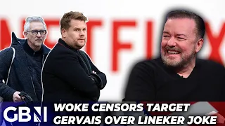 WOKE censors try to CANCEL Ricky Gervais for Gary Lineker immigrant joke