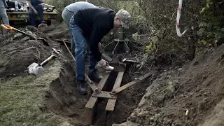 Podstawa pod niemieckie działo - unikatowe znalezisko na szczecińskich ogrodach działkowych