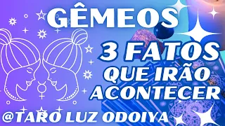 GÊMEOS♊3 FATOS- UM NOVO AMOR❤️‍🔥CUIDADO COM GOLPES 🚨ATENTO AS POSSIBILIDADES‼️