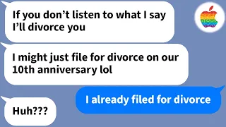 【Apple】 My husband has been threatening me with divorce for the past ten years...