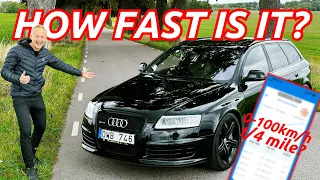 ULTIMATE AUDI RS6 V10 - 0-62 mph, 1/4 mile test! | PT2