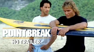 POINT BREAK (1991) Trailer #1 - Patrick Swayze - Keanu Reeves