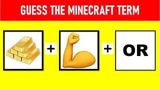 Guess The Minecraft Items By Emoji - PART 2