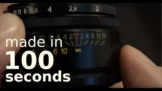 Made in 100 seconds - Adapting Helios 44-2 to Nikon