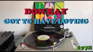 Don Ray - Got To Have Loving (Disco Music-Funk 1978) (Album Version) HQ - FULL HD