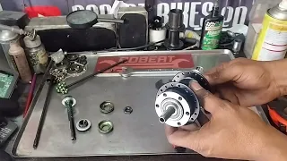 cómo convertir una maza delantera de disco a rodamientos sellados paso a paso