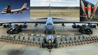 B-52 Bomber Loads Massive Missiles: SRAM AGM-69, AGM-142 Have Nap, AGM-129 and Carpet Bombing