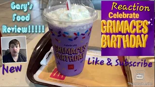 [Reaction] Review: McDs New Grimace's Purple Berry - Flavored Shake