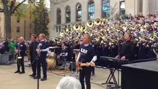 ND Marching Band and Chicago - Saturday in the Park