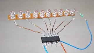 Amazing 4017 IC led chaser