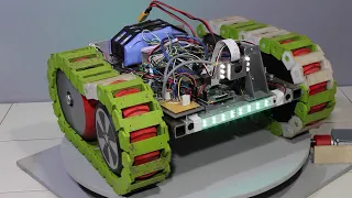 R15 - tracked Rover based on a  Hoverboard