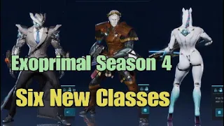 Exoprimal Season 4 Six New Classes Skill Tree Overview and All Custom Skins