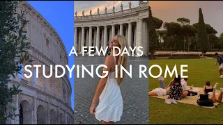 life as a study abroad student in Rome, Italy 🌹Vatican City, Colosseum, nightlife, good food & more