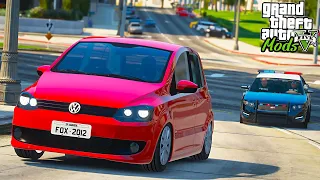 FUGA DA POLICIA COM VOLKSWAGEN FOX - GTA 5 MODS