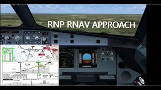 RNP RNAV Approach on Airbus A320 explained | Approach on virtual simulator of A320 | Cochin airport✈