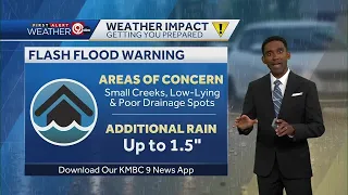 Flooding still a concern ahead of a brief break from the rain