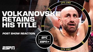 Reaction to Alexander Volkanovski’s win vs. Yair Rodriguez at UFC 290 | UFC Post Show