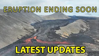 Iceland's Newest Eruption Ending Within Days! Discharge Less than 5m3/s