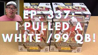 Ep. 337: I Pulled a White /99 QB! - Opening 2 2021 Select Football Blaster #1 - #2