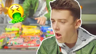 Noah Schnapp - Travel Snack Food Challenge