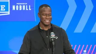 Atlanta Falcons coach Raheem Morris at NFL Draft Combine