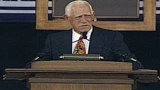 Sparky Anderson gives Hall of Fame induction speech